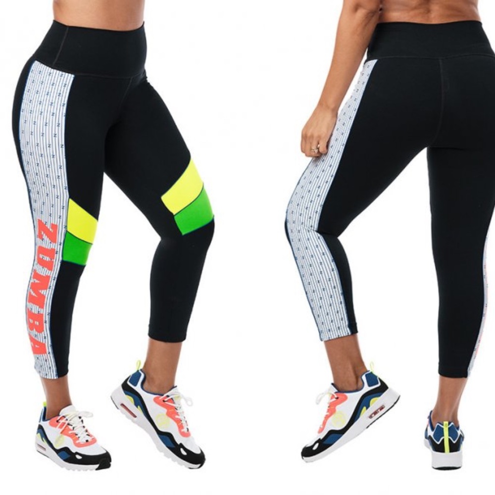 Zumba Lovers High Waisted Crop Leggings